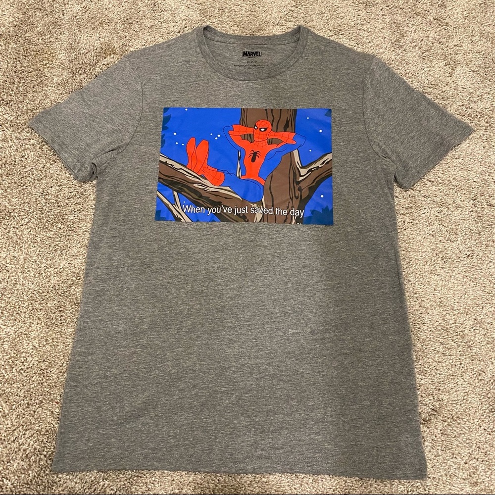 Marvel Spiderman Meme Unisex Tee Shirt